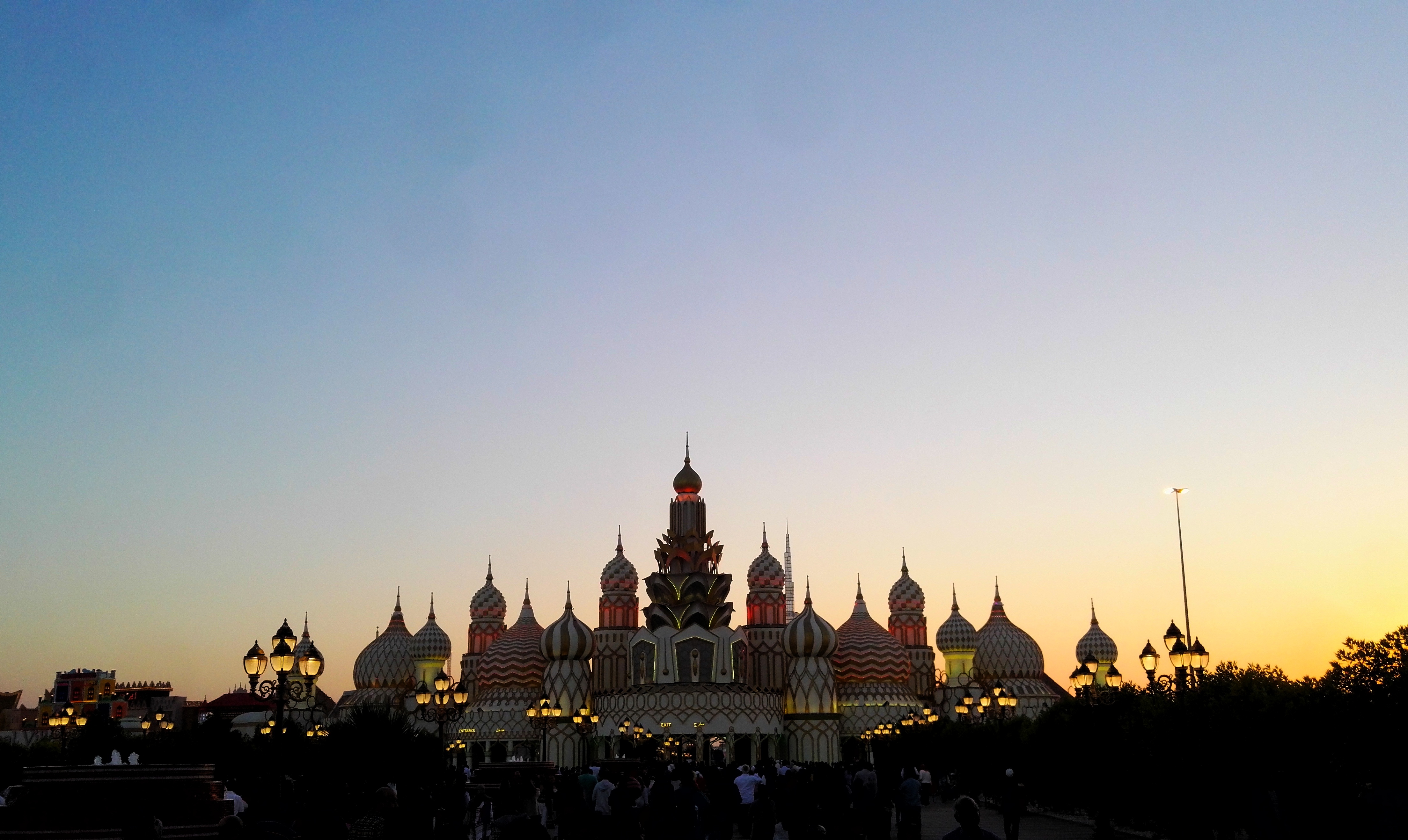 Global Village Dubai Ticket Price, Timings and Opening Dates for Season 31 Global Village Dubai entrance gates and lights at the seasonal cultural park