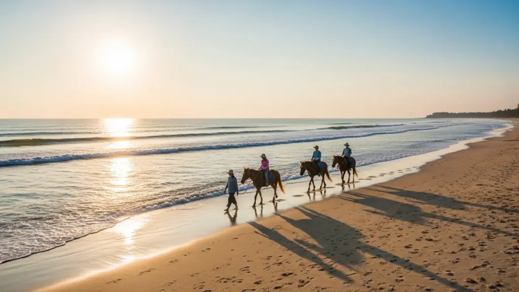 Best Places to Visit in Thailand 2026 Horseback riding on Hua Hin Beach Thailand sunset 2026 travel photo