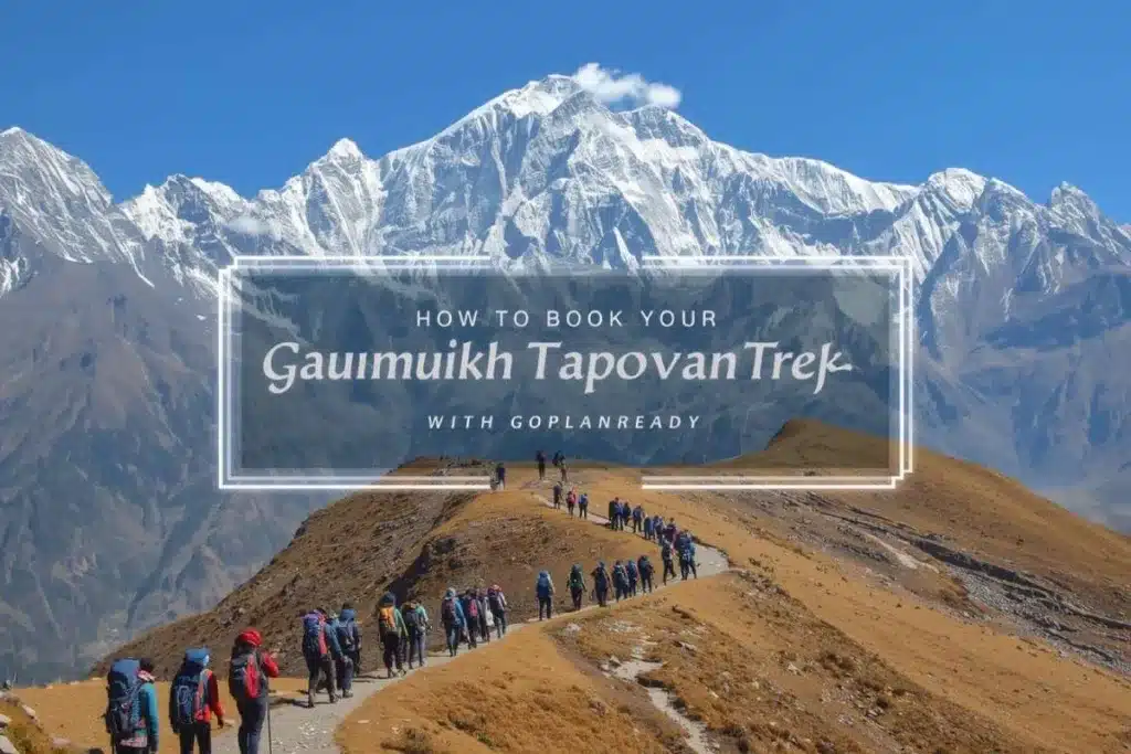how to book your gaumukh tapovan trek