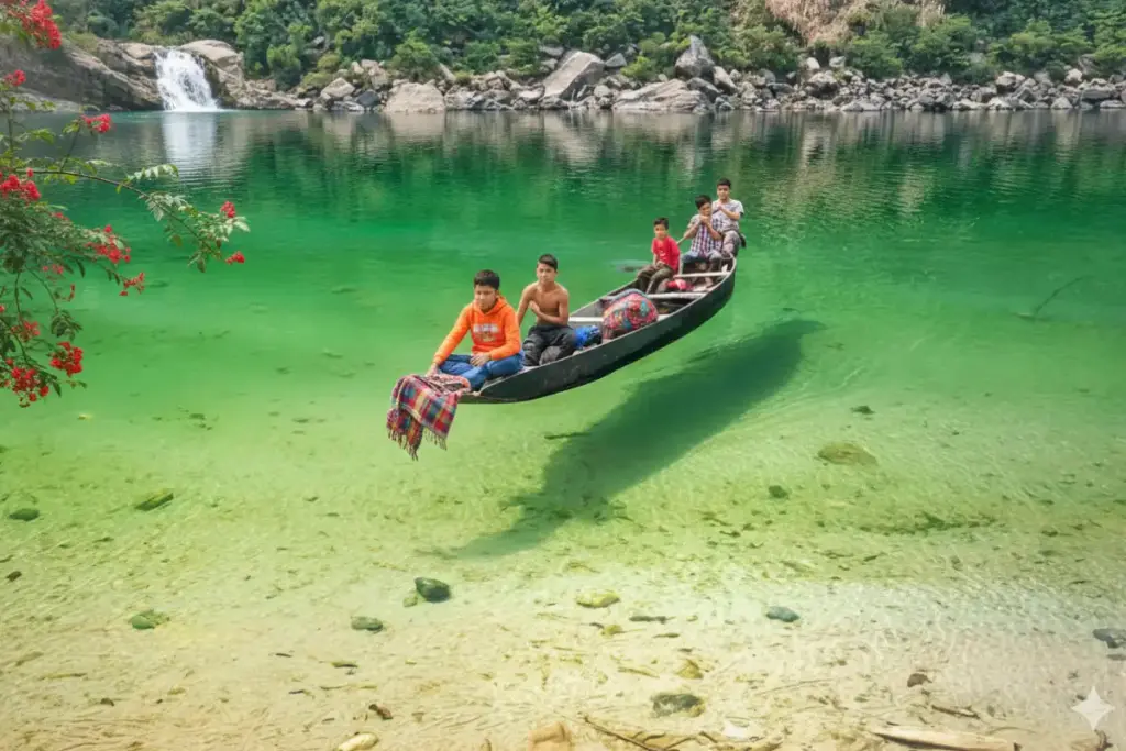 Best Places to Visit in India in December Meghalaya – Clear Rivers, Waterfalls, and Hills