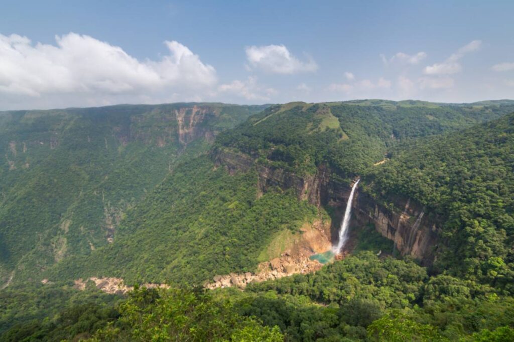 Top 10 Waterfalls in Meghalaya You Must Visit nohkalikai falls, cherrapunji